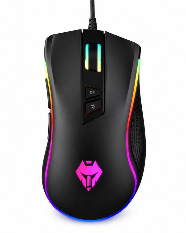 RGB Wired Gaming Mouse – 7-Button High Precision USB Gaming Mouse